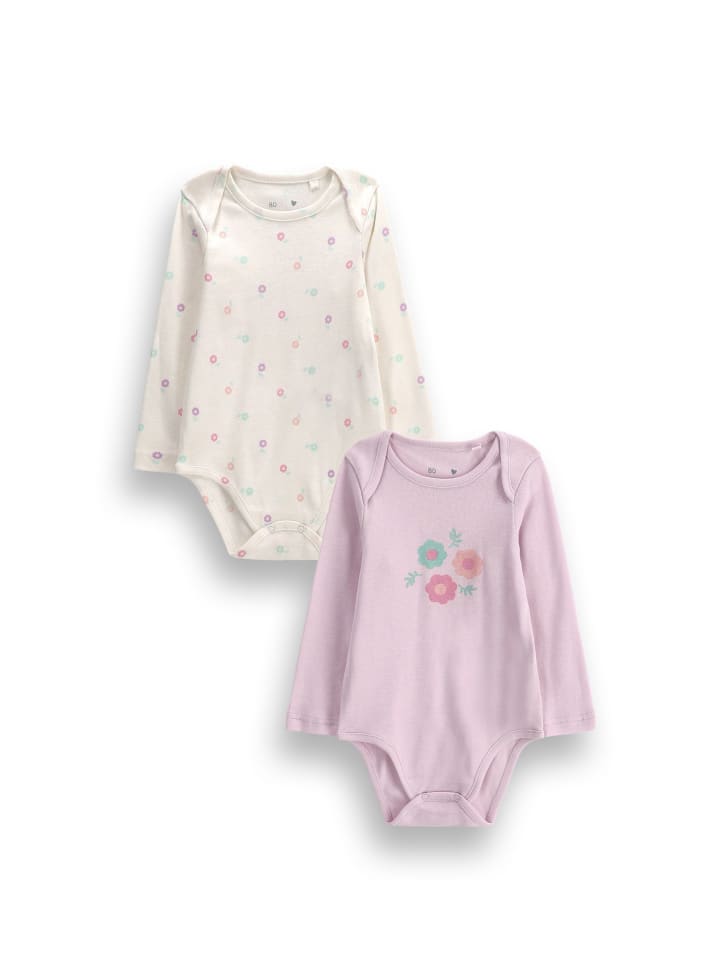 Langarm-Babybody in bunt