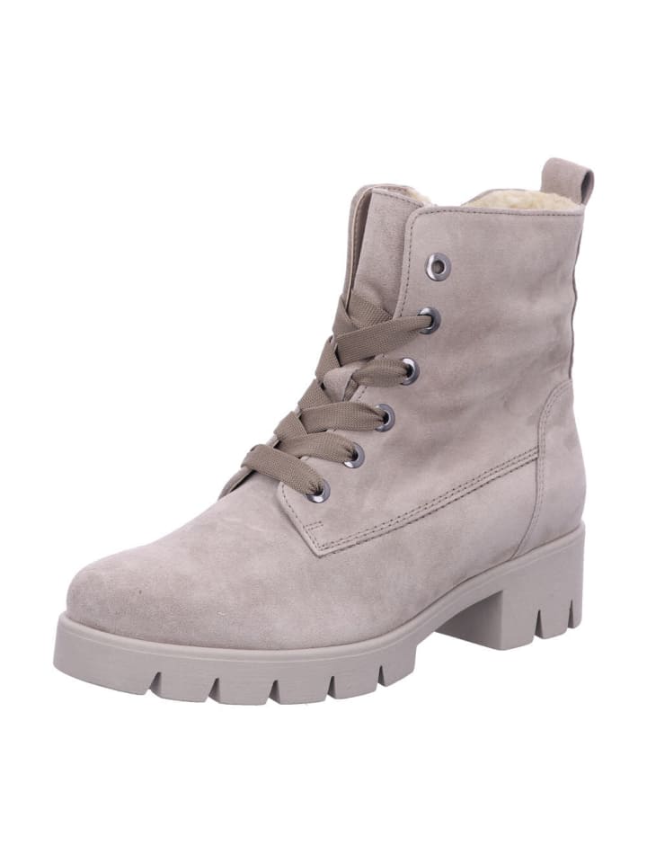 Schnürschuh in beige