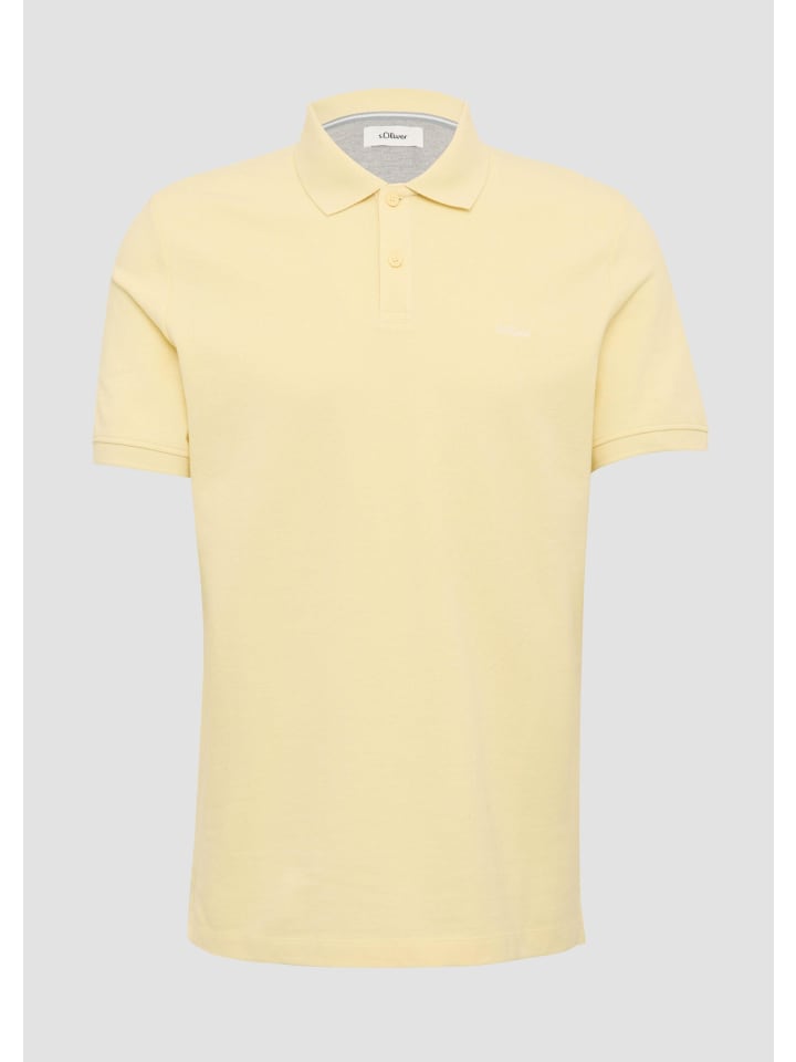 Polo-Shirt  in  1210_hellgelb