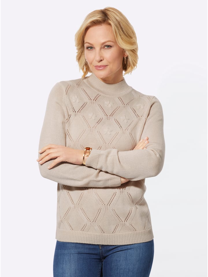 Pullover in elfenbein