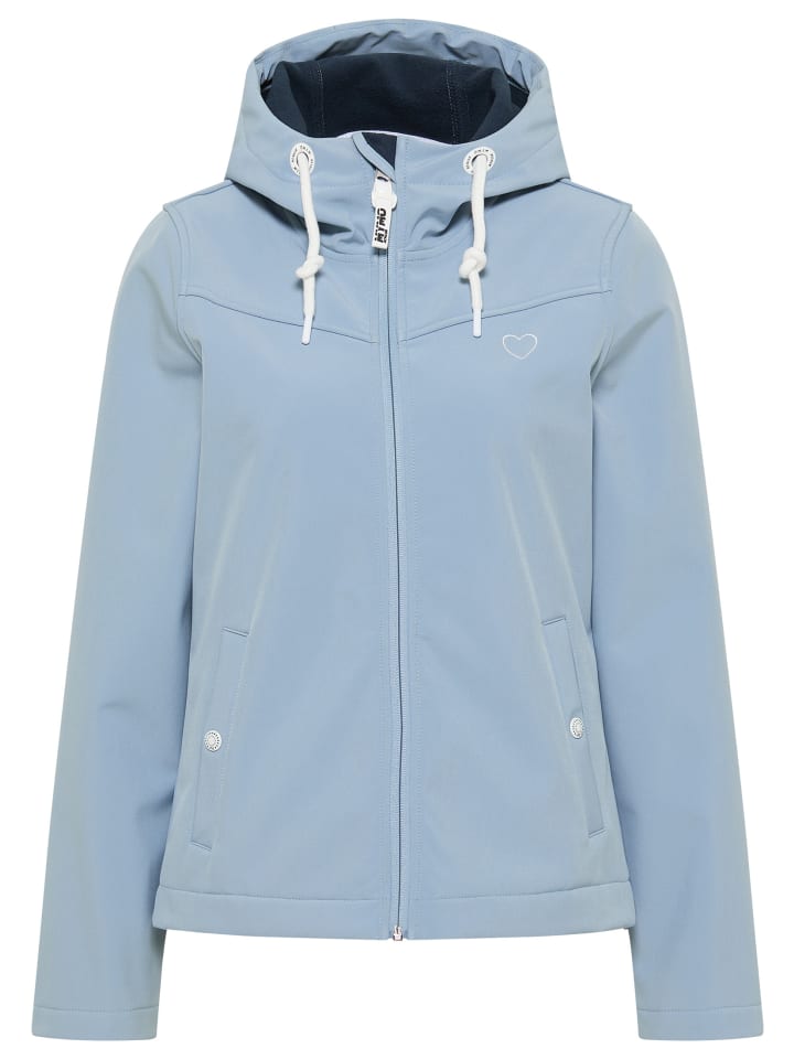 Damen Softshelljacke in Hellblau
