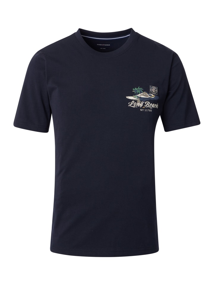 T-Shirt in Dunkelblau