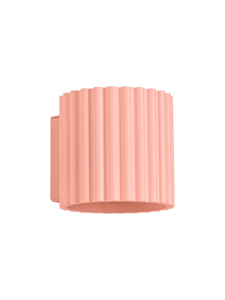 Wandlampe ZORA 1 pink H 10 cm