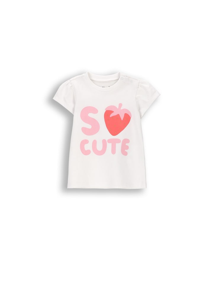 T-shirt mit kurzen Ärmeln in weiß