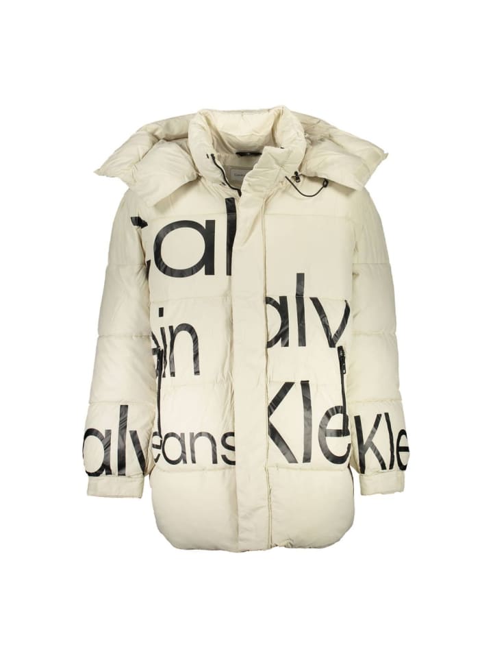 Beige Polyester Herren Jacke