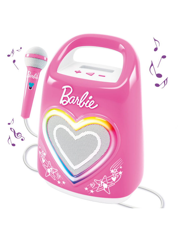 Barbie Partymaker Lautsprecher und Mikrofon in pink