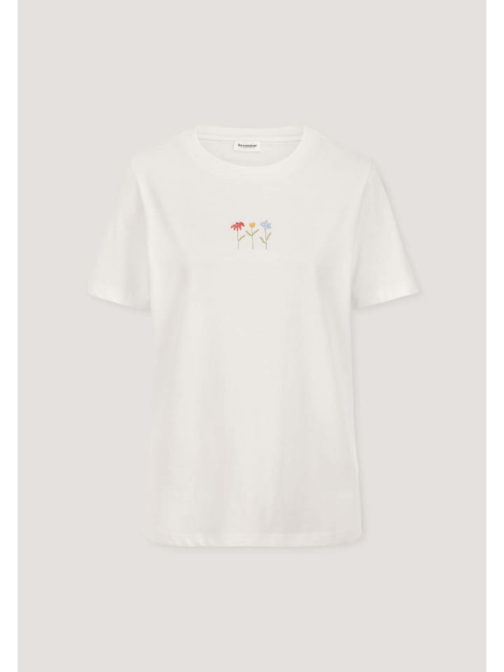 T-Shirt in naturweiss