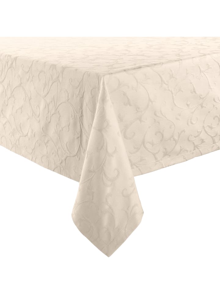 Jacquard Tischdecke Düsseldorf in natur