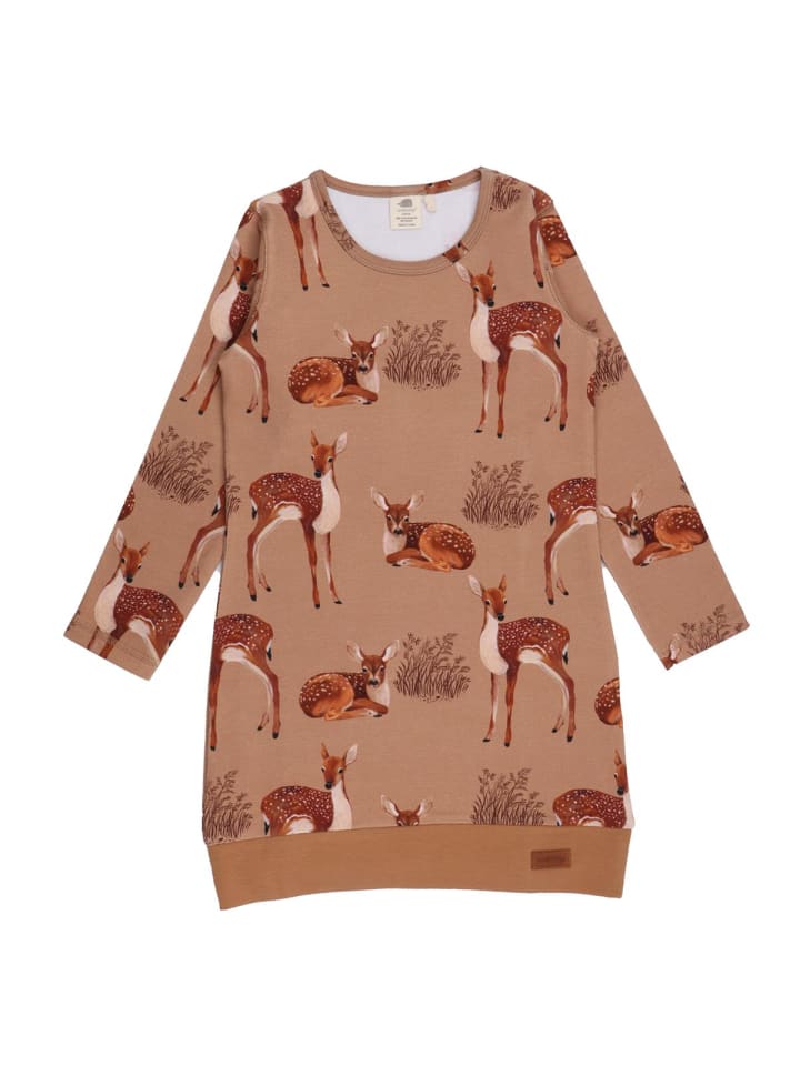 Kleid Sweatkleid aus Baumwolle (Bio)