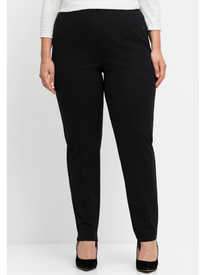 Schlupfhose in schwarz