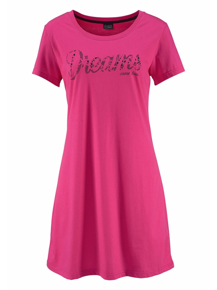 Gute Qualität VIVANCE DREAMS Sleepshirt in | limango pink, günstig kaufen schwarz