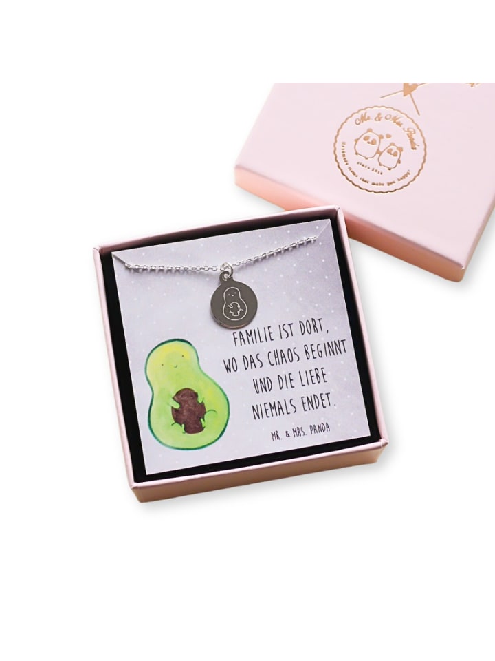 Kette Avocado Kern rollt mit Spruch in Keine Angabe