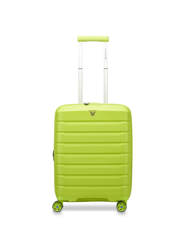 B-Flying Move 4 Rollen Kabinentrolley 55 cm mit Dehnfalte cyber lime