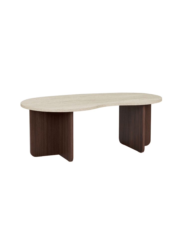 Couchtisch MOSS in Travertin - (W)110 x (H)40 x (L)60 cm