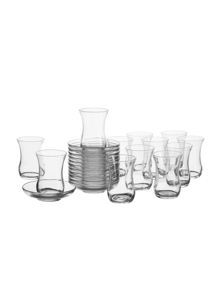 Teeglas-Set - in Transparent