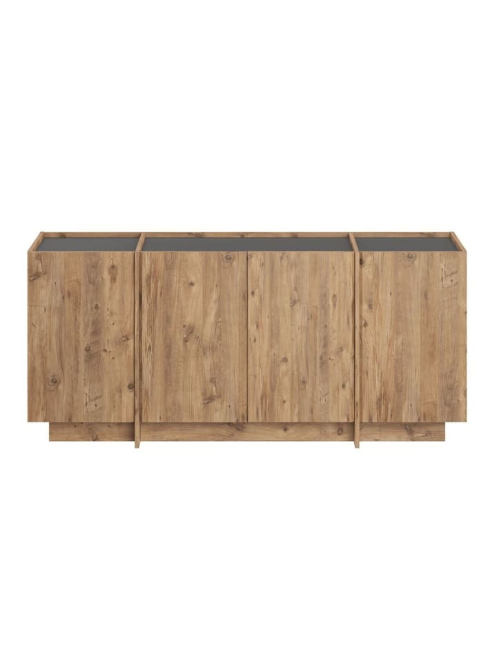 TV-Lowboard ARVEN in Anthrazitgrau - (W)180 x (H)80 x (L)45 cm