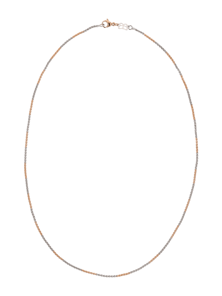 Women Chain Necklace in Rose Gold Silver