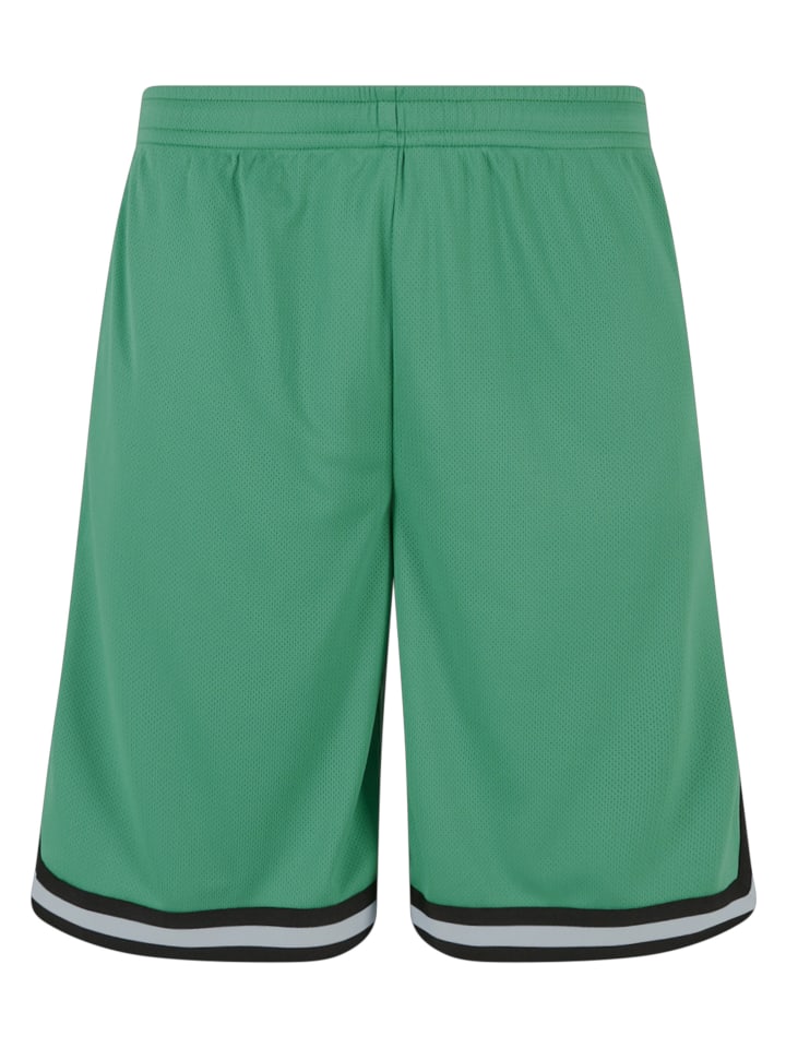 Mesh Short in ferngreen/black/white