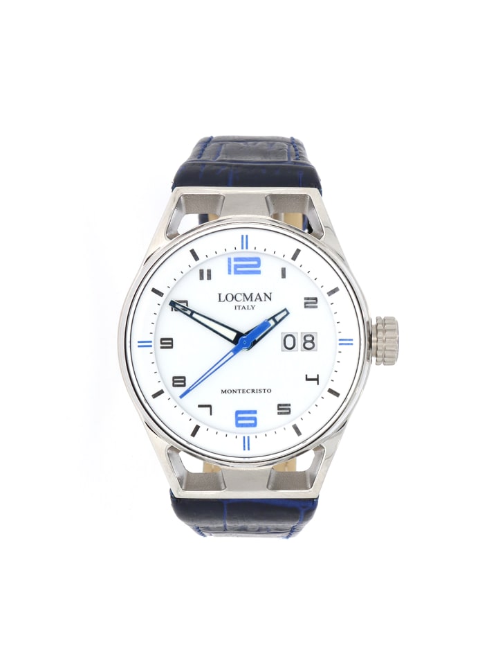 Herrenuhr "Montecristo 41 mm" in Blau