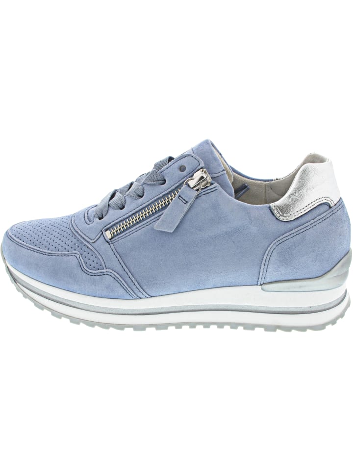Comfort sportlicher Schnürer Blau