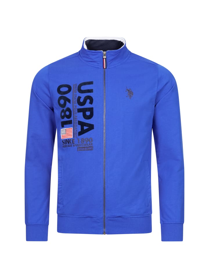U.S. Polo Assn. Sweatjacke für Herren in der Farbe Royal