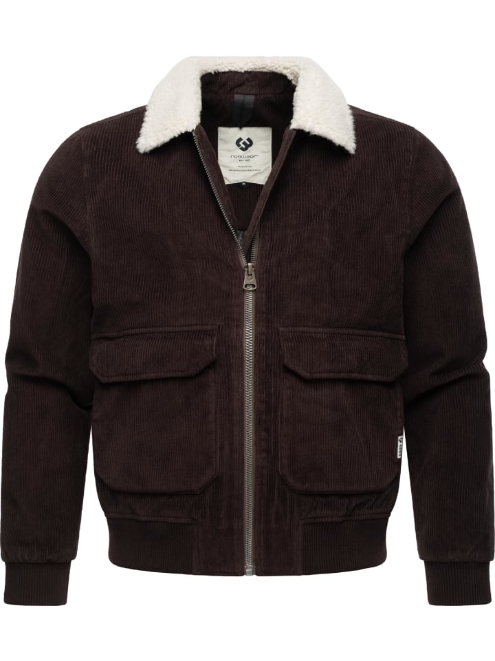 Cordjacke Aviss in Dark Brown
