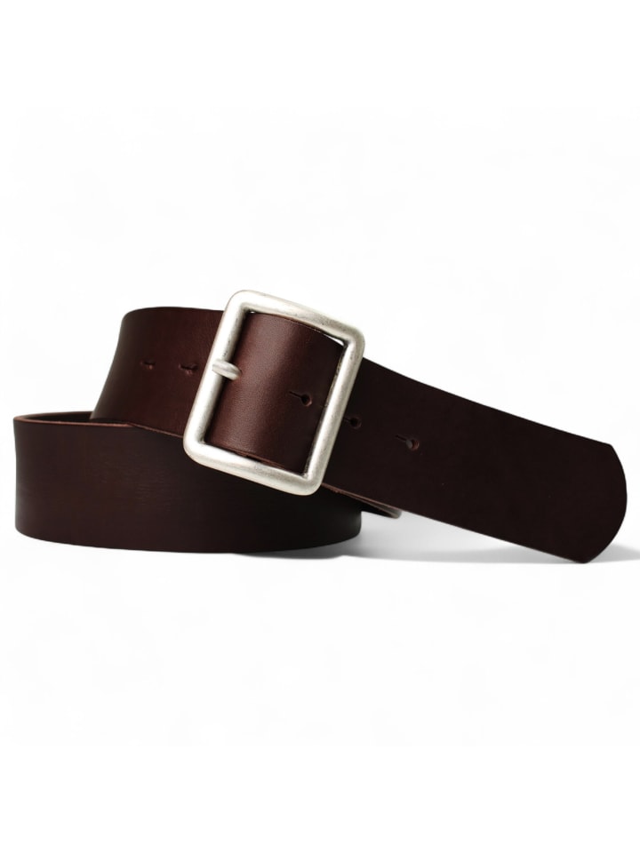 Herren Ledergürtel in Mocca
