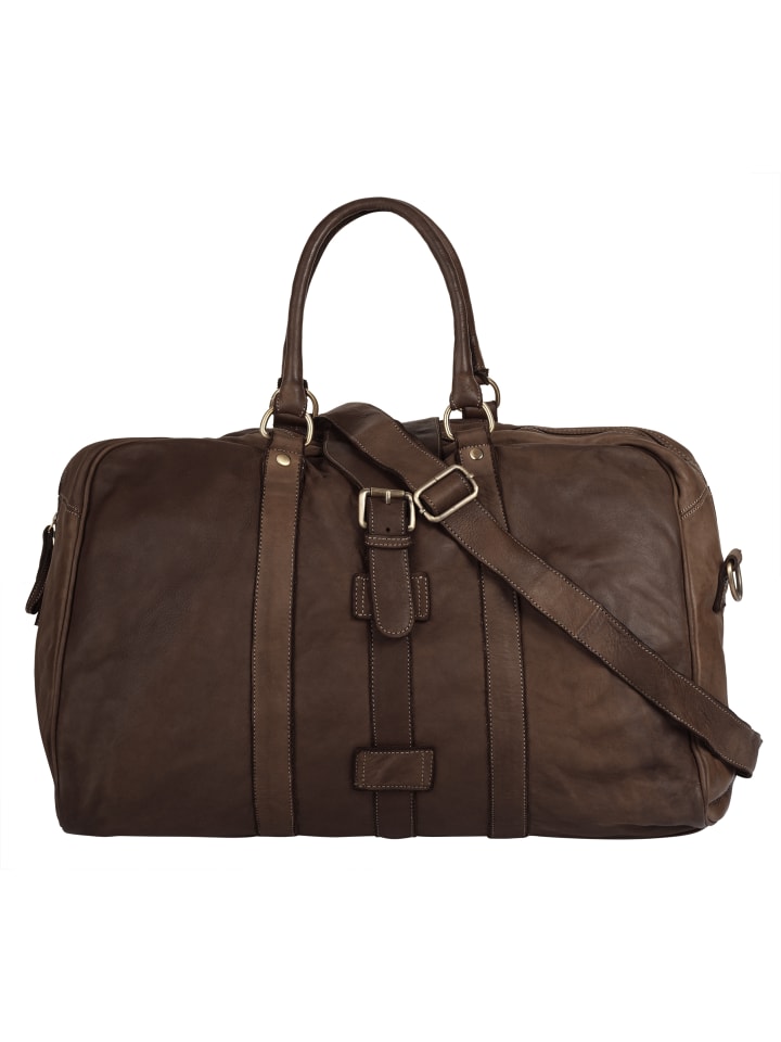 Reisetasche echt Leder in braun