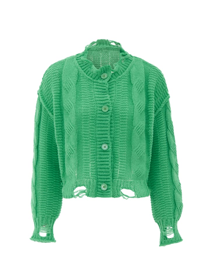 Damen Strickjacke in GRÜN