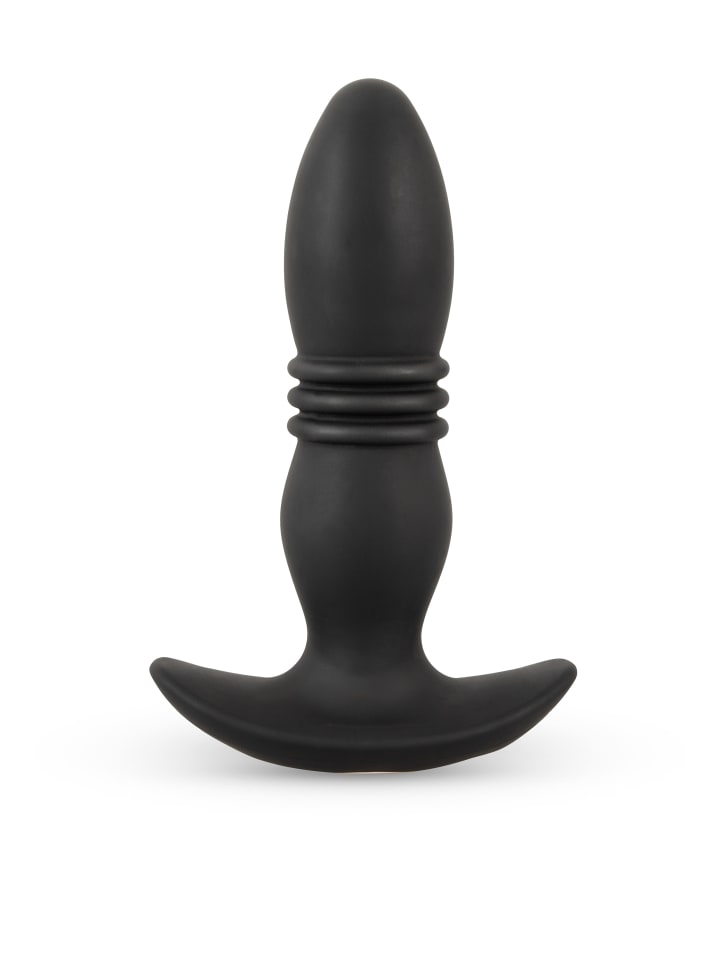 Analplug RC Thrusting Massager in schwarz