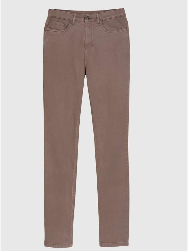 Jeans in dunkeltaupe
