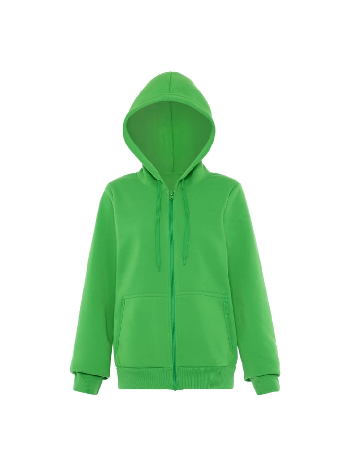 Damen Kapuzenjacke in Saftiges Grün