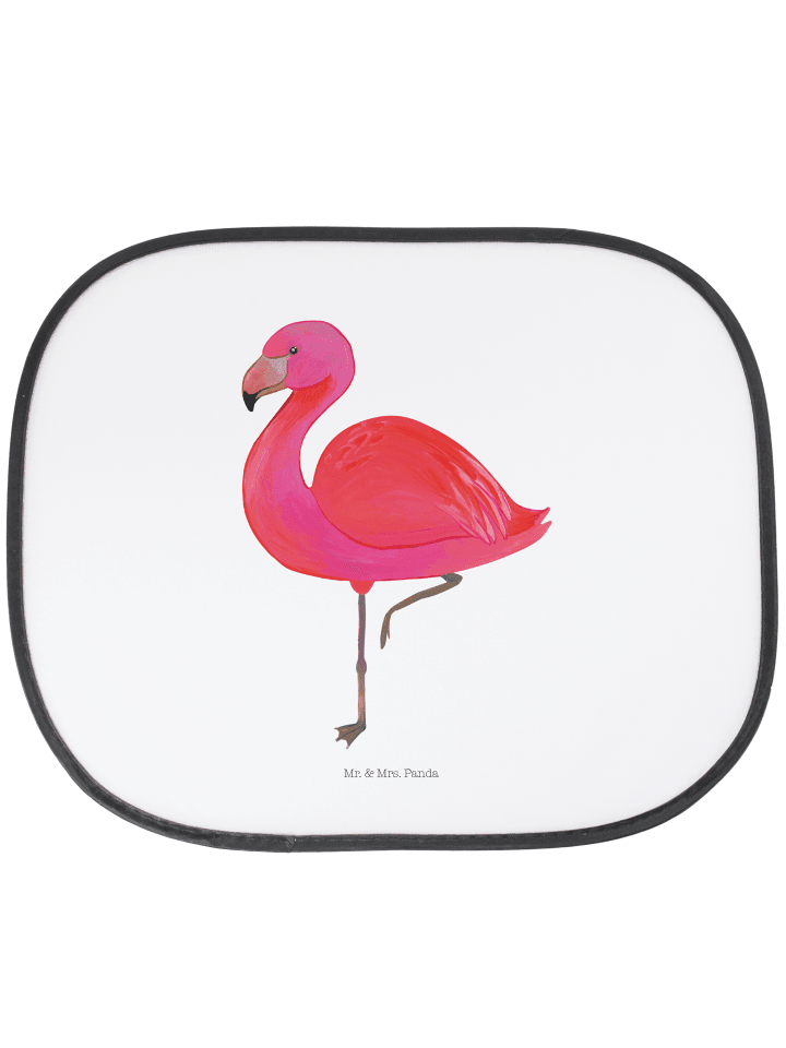 Scheibenschutz Auto Flamingo Classic ohne Spruch in Weiß