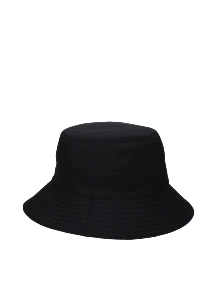 Schwarz Stoff Bucket Hut