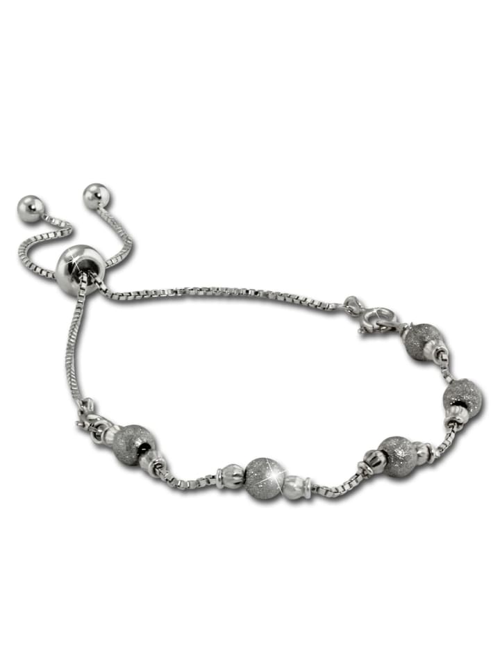 Armband 925 Silber bis ca. 21cm Kugeln