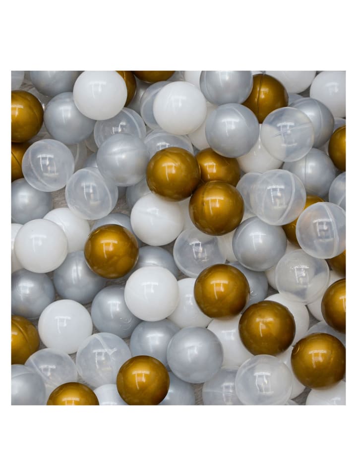 200 Bällebadbälle Emma 5,5 cm im 4-Farben-Mix