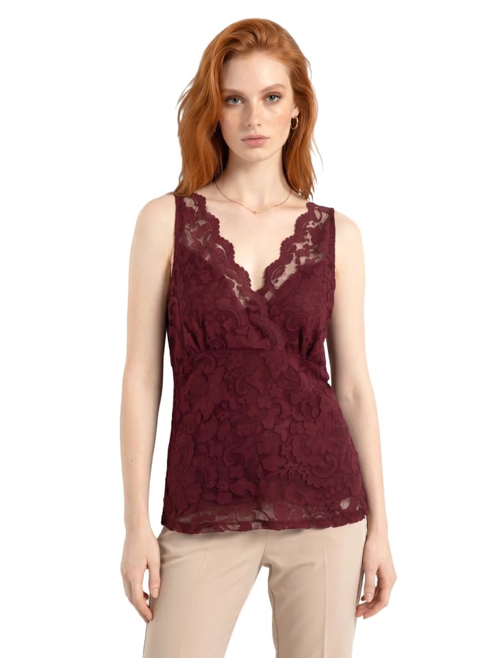 Blouse in Bordeaux