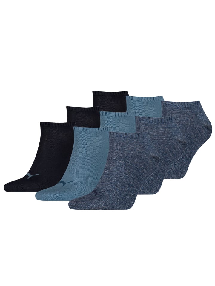 Socken PUMA UNISEX SNEAKER PLAIN 9P in 460 denim blue
