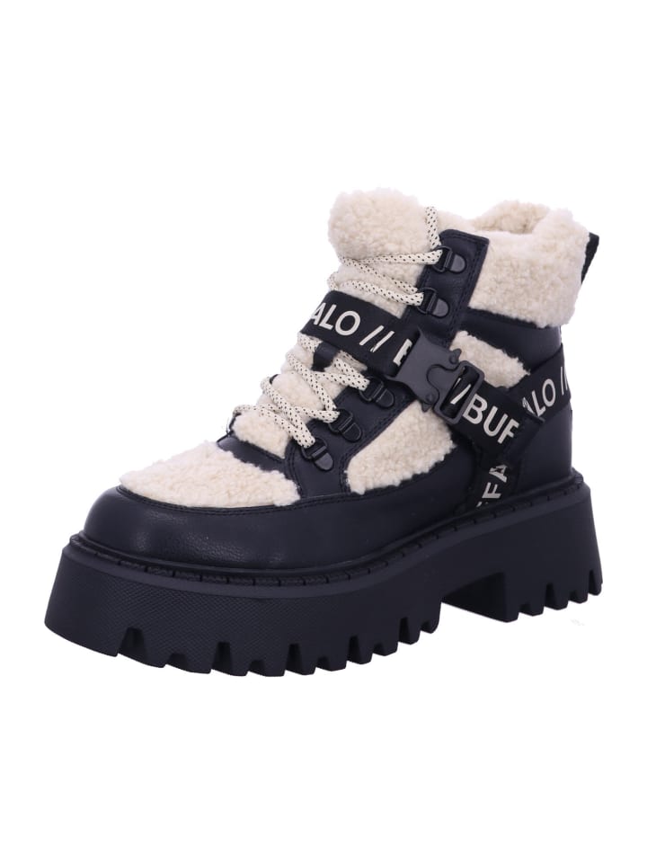 Damen Stiefel/Boots ungefüttert ASPEN COM MID WARM in Schwarz