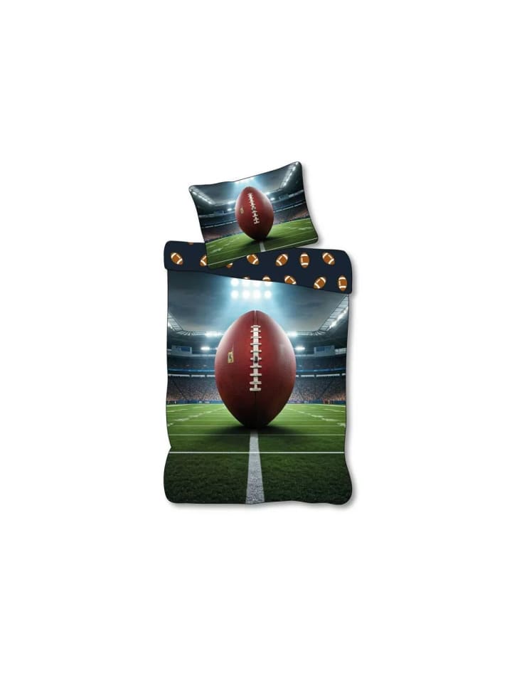 Sport Field Amerikanisches Fußball-Bettwäsche-Set