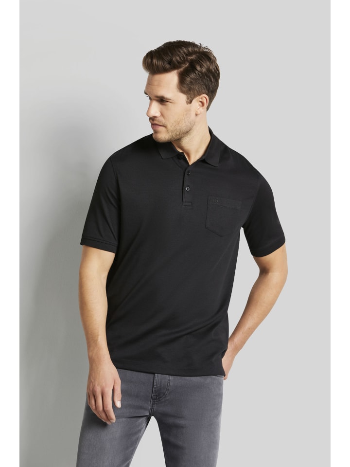 Polo 1:2 Arm in schwarz