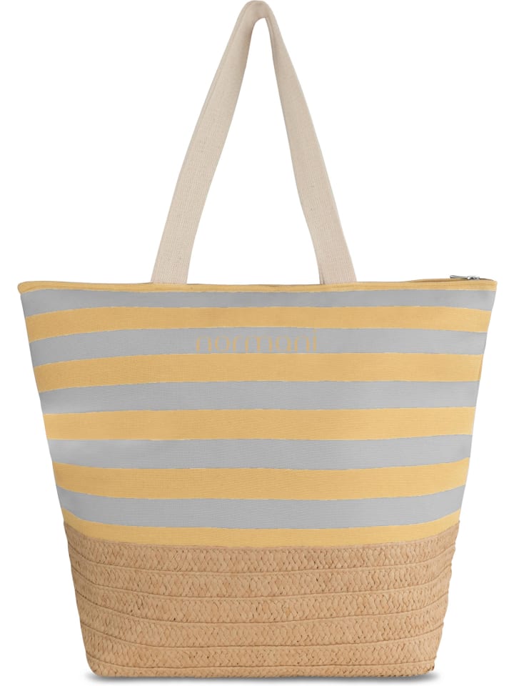 Große Strandtasche Mackay in Gelb
