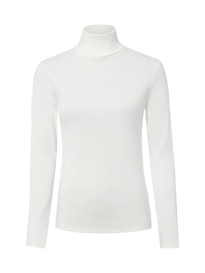 Langarmshirt in weiß