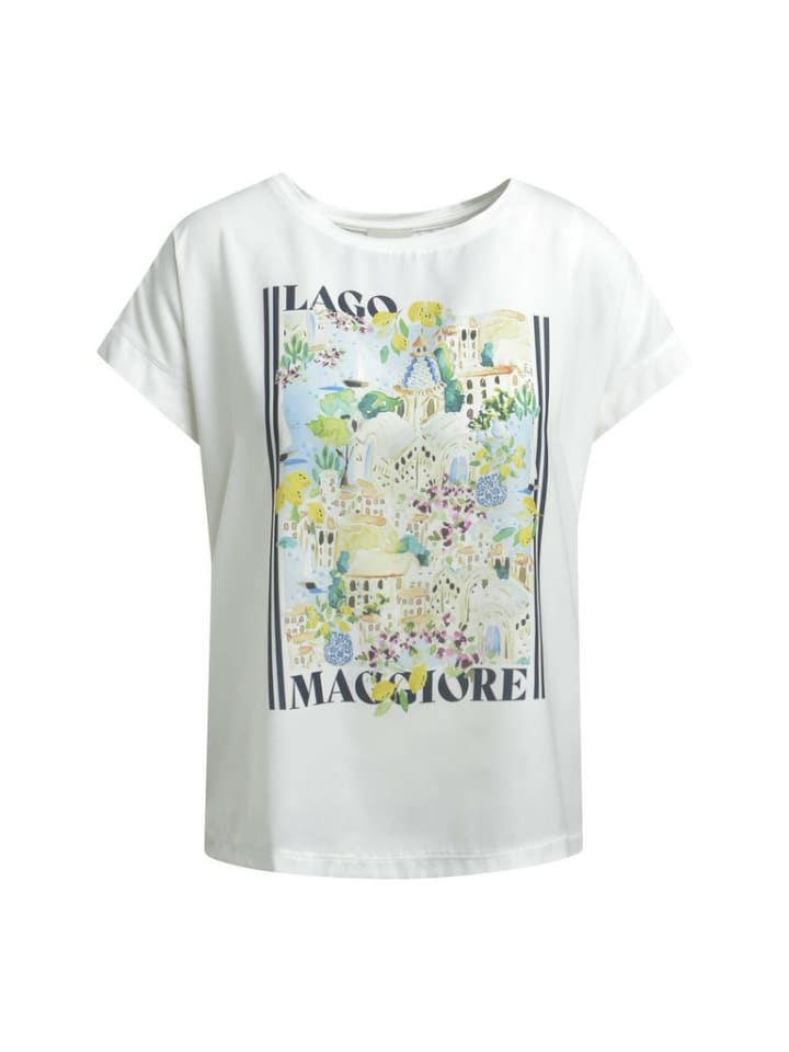 Rundhals T-Shirt für Damen in uni