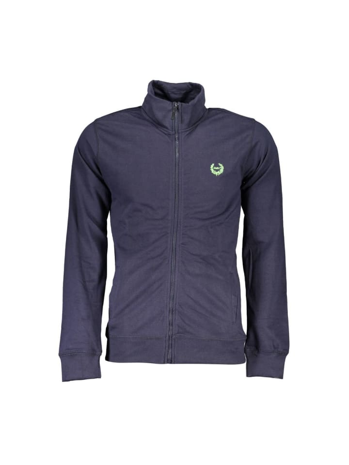 Blau Baumwolle Herren Sweatshirt
