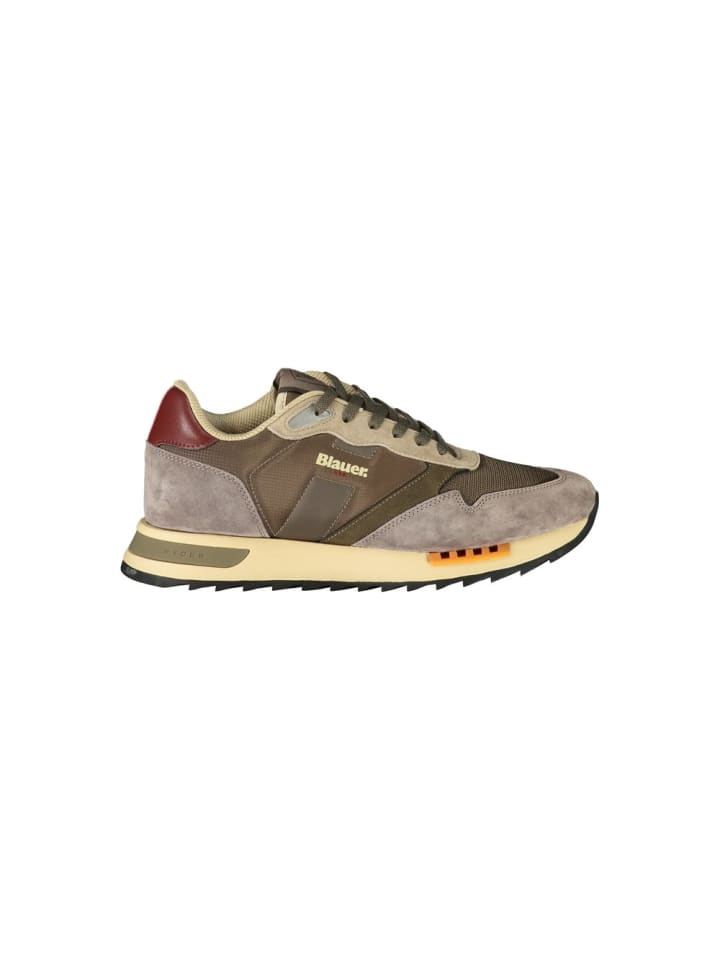 Grün Polyurethan Herren Sneaker