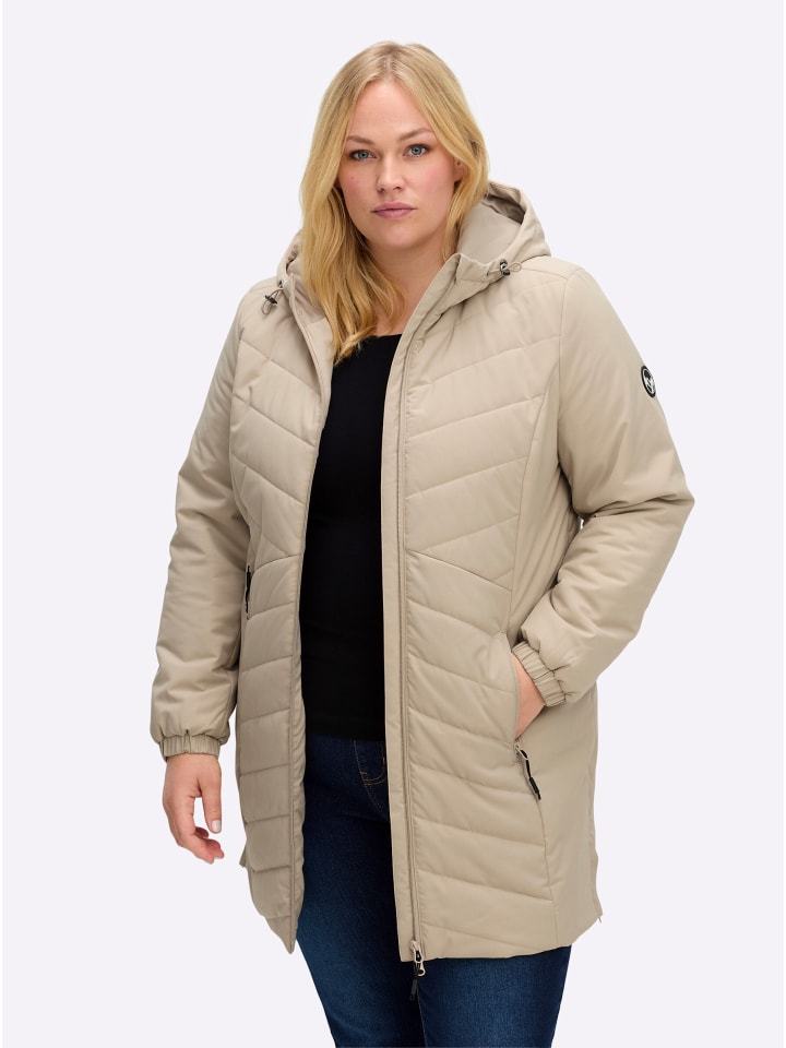 Steppjacke in beige