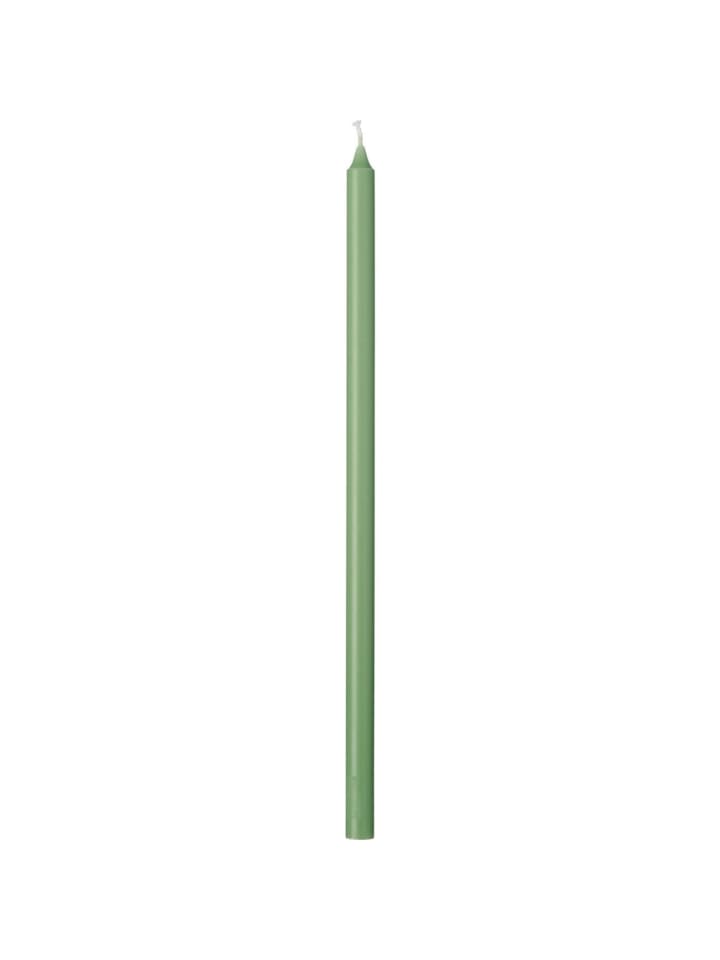 Dünne hohe Kerze 30 cm aus Ø 1,3 cm in green tea