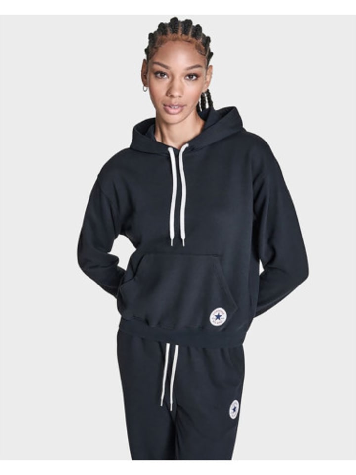 Sweatshirt in Schwarz