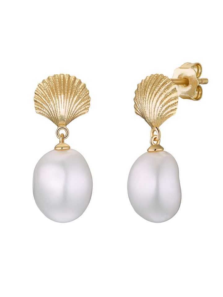 Creolen Silber 925, gelbvergoldet in Gold